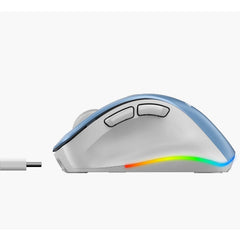 Genius Ergo 9000S Pro Wireless Bluetooth 5.0 2.4GHz Rechargeable Silent Mouse Mini 6-Button RGB for PC Laptop Mac
