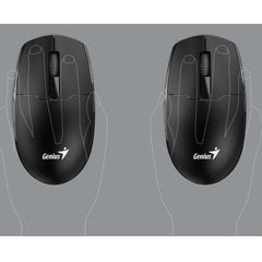 Genius NX-7000SE Wireless Mouse 2.4GHz 1200 DPI USB Receiver Plug & Play – Black