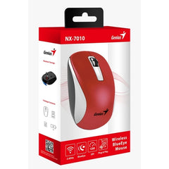 Genius NX-7010 USB Wireless Mouse 2.4GHz 1200 DPI Scroll-to-Zoom USB Receiver Plug & Play
