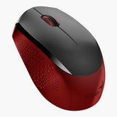 Genius NX-8000S Silent USB Wireless Mouse 2.4GHz 1200 DPI USB-Type-C Receiver Plug & Play– Black/Red