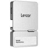Lexar SL400 2 TB Professional Go Portable SSD with Hub Type-C (External Solid State Drive) Silver