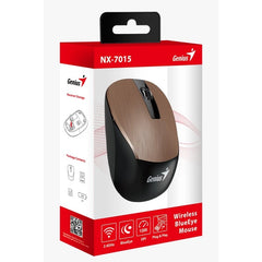 Genius NX-7015 USB Wireless Mouse 2.4GHz 1200 DPI Optical USB Receiver Plug & Play Mouse for laptop/PC