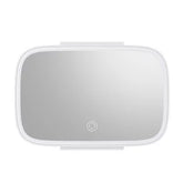 Baseus touch up mirror with LED light for car | Delicate Queen Car Touch-up Mirror White