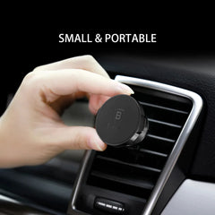 Baseus Small Ears Magnetic Suction Phone Holder | 360° Adjustable Vacuum Magnetic Suction Cup Phone Mount