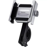 Baseus Phone Holder Knight Motorcycle Phone holder , 360-degree rotation, easy installation , Silver