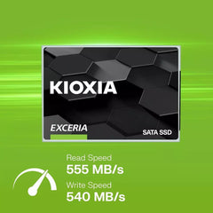 Kioxia EXCERIA SATA SSD 240GB/480GB/960 GB – 555MB/s Fast 2.5" TLC Upgrade for PC/Laptop