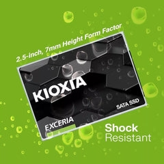 Kioxia EXCERIA SATA SSD 240GB/480GB/960 GB – 555MB/s Fast 2.5" TLC Upgrade for PC/Laptop