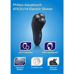 Philips Shaver Series 3000 Wet & Dry Electric Shaver with Pop-up trimmer AquaTouch Smooth Skin Protection