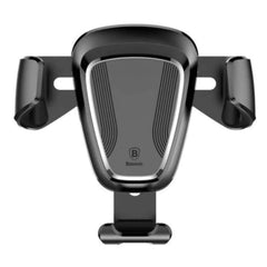 Baseus Gravity Car Mount Phone Holder – Air Vent Mount, 360° Adjustable, Anti-Scratch ( Black )