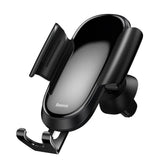 Baseus Future Gravity Car Mount – Air Vent Phone Holder, 360° Adjustable, Aluminum & Tempered Glass