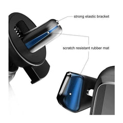 Baseus Gravity Car Mount Phone Holder – Air Vent Mount, 360° Adjustable, Anti-Scratch ( Black )