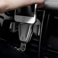Baseus Gravity Car Mount Phone Holder – Air Vent Mount, 360° Adjustable, Anti-Scratch ( Black )