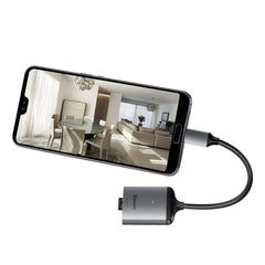 Baseus Enjoy Series USB-C to SD/TF Card Reader Hub (Dark Gray) 104MB/s High-Speed, 2TB Support