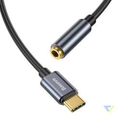 Baseus L54 USB-C to 3.5mm Audio Adapter with DAC Chip 24bit/48kHz Headphones Audio Jack Connector
