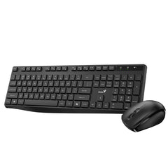 Genius Wireless Silent Keyboard Mouse KM-8206S –2.4GHz, Quiet Keys & Clicks,AI Copilot, USB Receiver