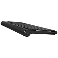 Genius SlimStar 7230 Wireless Keyboard 2.4GHz –Slim Chocolate Keys, AI Copilot, 9 Multimedia Hotkeys
