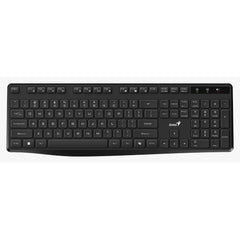 Genius KB-7200 Wireless Keyboard 2.4GHz – Slim Chocolate Keys, AI Copilot Key, 11 Multimedia Hotkeys