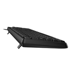 Genius Wired Keyboard KB-117 with AI Copilot Key, 12 Multimedia Hotkeys, Spill-Resistant ( Black )