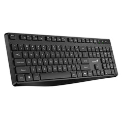 Genius Wireless Silent Keyboard Mouse KM-8206S –2.4GHz, Quiet Keys & Clicks,AI Copilot, USB Receiver