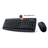 Genius KM-8100 Wireless Keyboard Mouse Combo 2.4GHz, 12 Multimedia Keys, Spill-Resistant Design