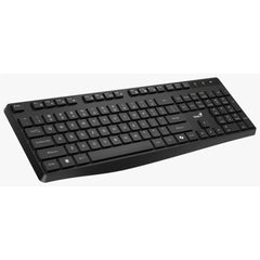 Genius KB-7200 Wireless Keyboard 2.4GHz – Slim Chocolate Keys, AI Copilot Key, 11 Multimedia Hotkeys