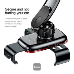 Baseus Metal Age Gravity Car Mount Phone Holder – Dashboard Phone Holder with Foldable Arm, 360° Adjustable