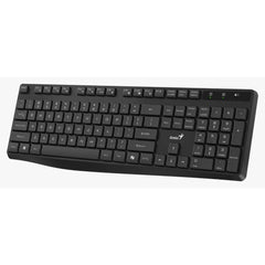 Genius KB-7200 Wireless Keyboard 2.4GHz – Slim Chocolate Keys, AI Copilot Key, 11 Multimedia Hotkeys