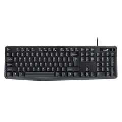 Genius Wired Keyboard KB-117 with AI Copilot Key, 12 Multimedia Hotkeys, Spill-Resistant ( Black )