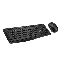 Genius Wireless Silent Keyboard Mouse KM-8206S –2.4GHz, Quiet Keys & Clicks,AI Copilot, USB Receiver