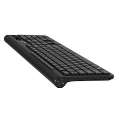 Genius SlimStar 7230 Wireless Keyboard 2.4GHz –Slim Chocolate Keys, AI Copilot, 9 Multimedia Hotkeys