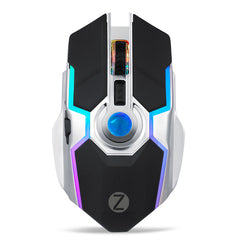 Zoook Terminator Rechargeable Wireless Gaming Mouse | LED Backlight 2400 DPI 7 Button Gaming Mouse