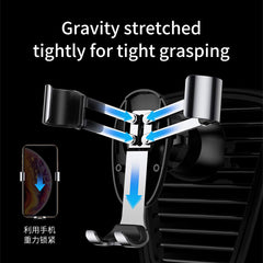 Baseus Mini Gravity Car Phone Holder – Compact Air Vent Mount phone holder