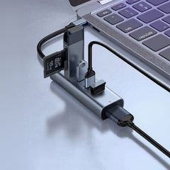 Baseus Enjoy Series USB-C to 4x USB 3.0 + HDMI Hub Adapter 4K/30Hz, High-Speed Data & Video