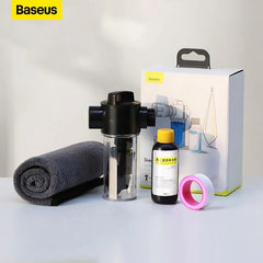 Baseus Simple Life Car Wash Suit with Foam Pot, Towel & Water Tape – Complete Cleaning Kit