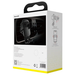 Baseus Cube Gravity Car Mount Phone Holder for Air Vent–360° Adjustable, One-Hand Operation ( Black)