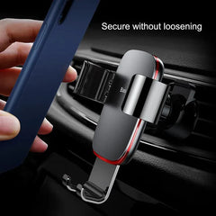 Baseus Metal Age Gravity Car Mount (Outlet Version) – 360° Rotatable Air Vent Phone Holder