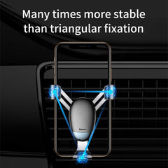Baseus Mini Gravity Car Phone Holder – Compact Air Vent Mount phone holder