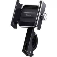 Baseus Phone Holder Knight Motorcycle Phone holder , 360-degree rotation, easy installation , Silver