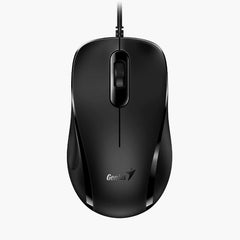 Genius DX-101 USB Wired Optical Mouse 1200 DPI USB Ergonomic 3-Button Black for PC/Laptop