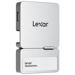 Lexar SL400 2 TB Professional Go Portable SSD with Hub Type-C (External Solid State Drive) Silver