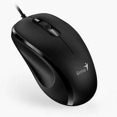 Genius DX-101 USB Wired Optical Mouse 1200 DPI USB Ergonomic 3-Button Black for PC/Laptop