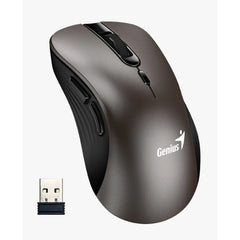 Genius Ergo 8100S Wireless Ergonomic Silent Mouse 2.4GHz 6-Button Adjustable DPI for PC Laptop Mac
