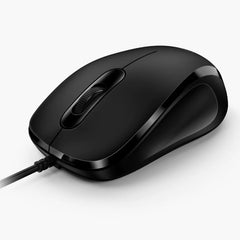 Genius DX-101 USB Wired Optical Mouse 1200 DPI USB Ergonomic 3-Button Black for PC/Laptop
