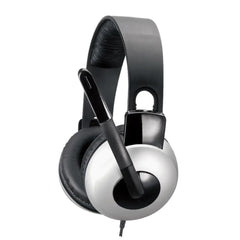 Genius HS-05A Wired Stereo Headset with Microphone – Full Size, Adjustable Headband, In-line Volume/Mute, 3.5mm