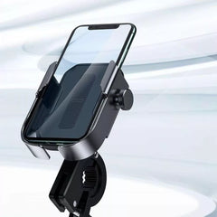 Baseus Armor Motorcycle Holder adjustable phone bike mount holder for handlebar and mirror - Black