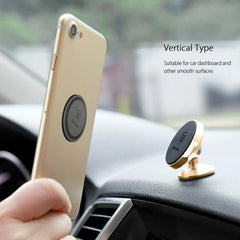 Baseus Small Ears Series Magnetic Car Phone Holder (Vertical Type) – 360° Rotation, Strong Magnet