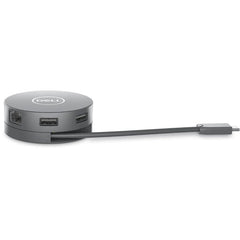 Dell 6-in-1 USB-C Multiport Adapter  6-in-1 Hub HDMI DP Ethernet 90W PD Fast Data USB 3.2 Compact