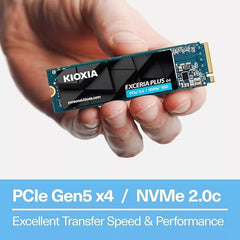 KIOXIA EXCERIA PLUS G4 1TB/2TB NVMe SSD PCIe Gen5 M.2 2280 10000MB/s