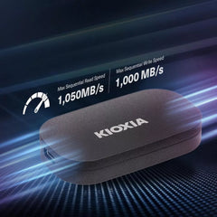 KIOXIA EXCERIA PLUS G2 Portable SSD 1TB | 2TB USB 3.2 Gen2 External SSD USB-C for iPhone Android PS5