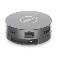 Dell 6-in-1 USB-C Multiport Adapter  6-in-1 Hub HDMI DP Ethernet 90W PD Fast Data USB 3.2 Compact